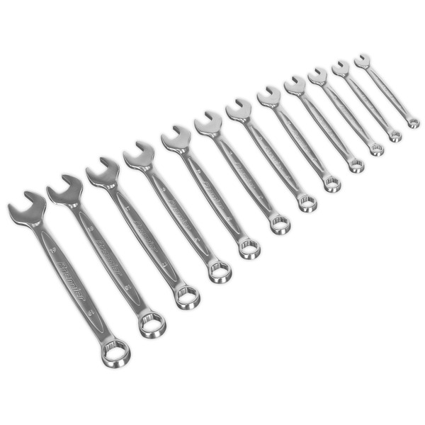Sealey AK63921 Premier Lock-On&trade; Combination Spanner Set 12pc