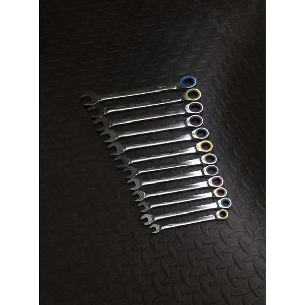 Sealey AK63949 Premier Platinum Combination Ratchet Spanner Set 12pc