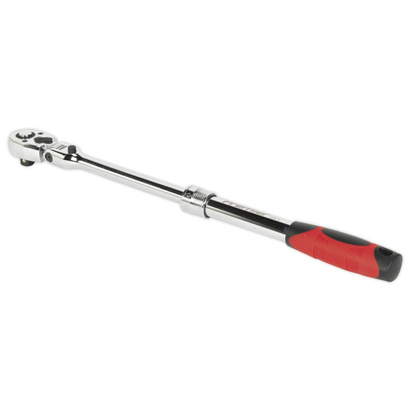 Sealey AK6682 Premier Locking Flexi-Head Extendable Ratchet Wrench 1/2