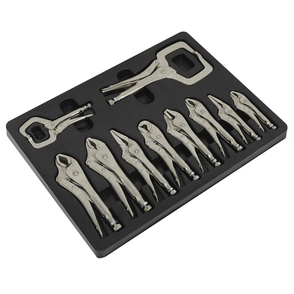 Sealey AK6800 Premier Locking Pliers Set 10pc