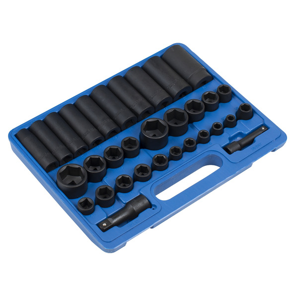 Sealey AK681 Premier Metric/Imperial Impact Socket Set 3/8
