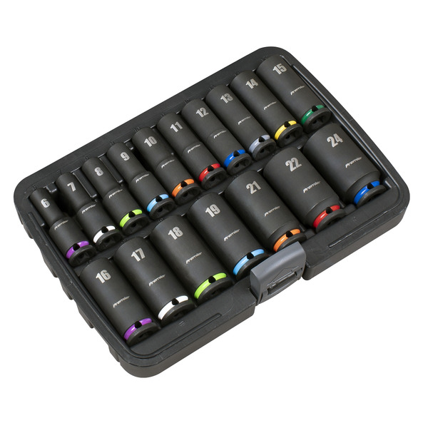 Sealey AK68219 Deep Impact Socket Set 3/8