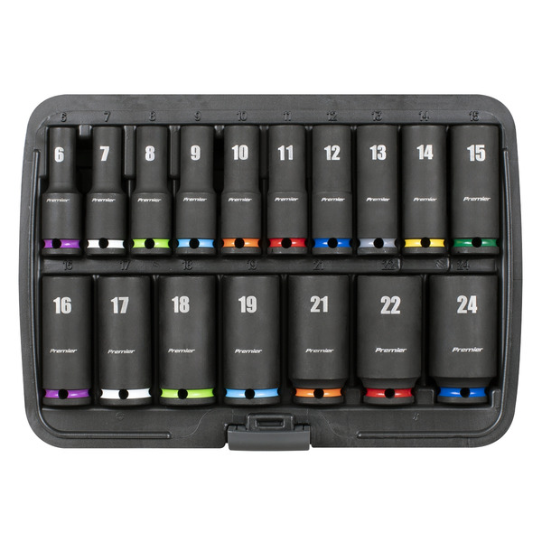 Sealey AK68219 Deep Impact Socket Set 3/8