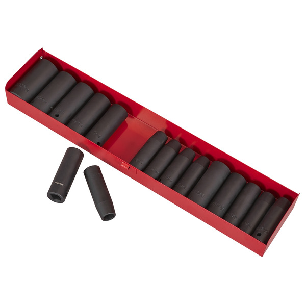 Sealey AK685 Premier Metric/Imperial Deep Impact Socket Set 1/2