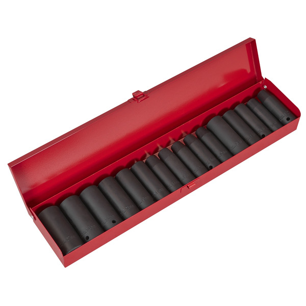Sealey AK685 Premier Metric/Imperial Deep Impact Socket Set 1/2