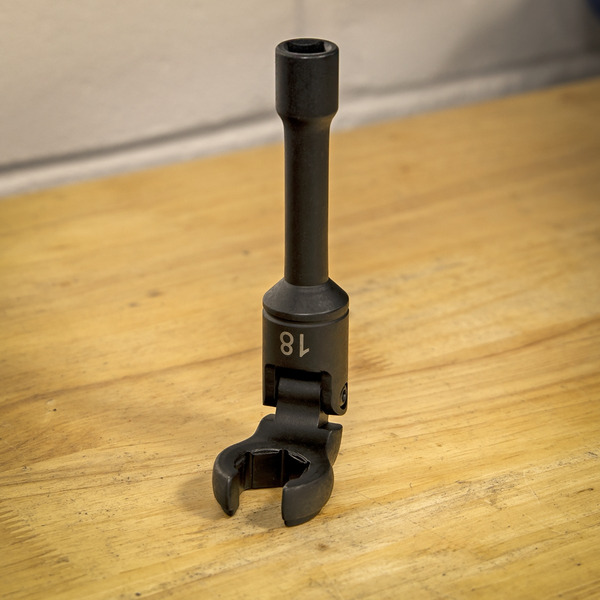 Sealey AK6901 Flexi-Head Flare Nut Diesel Injection Wrench Set 6pc 3/8