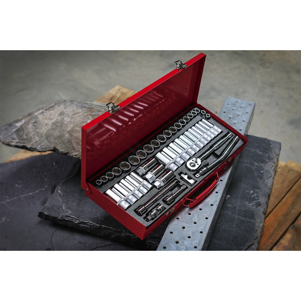 Sealey AK692 Premier Metric/Imperial Socket Set 3/8