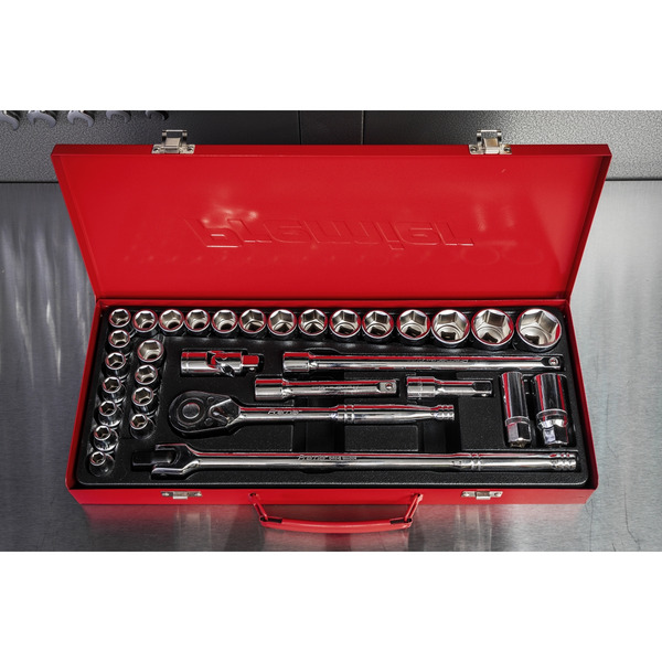 Sealey AK693 Premier Metric/Imperial Socket Set 1/2