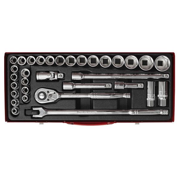 Sealey AK693 Premier Metric/Imperial Socket Set 1/2