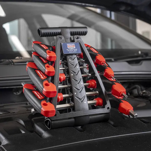 Sealey AK7144 Premier T-Handle Ball-End Hex Key Set 8pc