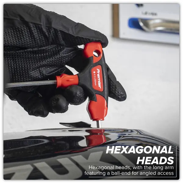 Sealey AK7144 Premier T-Handle Ball-End Hex Key Set 8pc