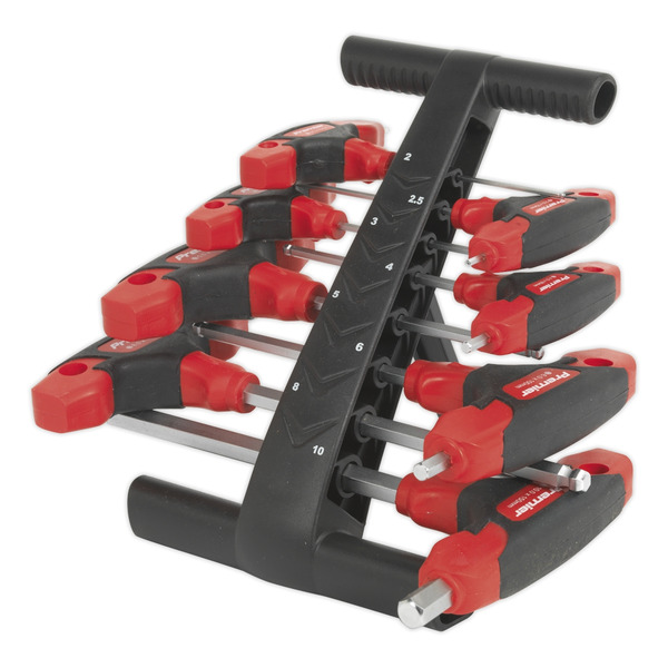 Sealey AK7144 Premier T-Handle Ball-End Hex Key Set 8pc