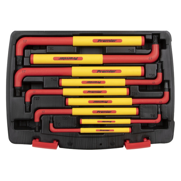 Sealey AK7178 Premier Extra-Long TRX-Star* Key Set 9pc - VDE Approved