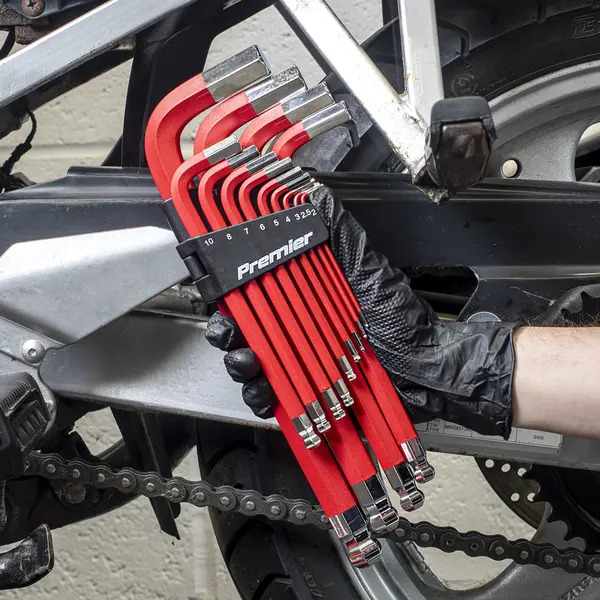 Sealey AK7187 Premier Jumbo Anti-Slip Ball-End Hex Key Set 13pc