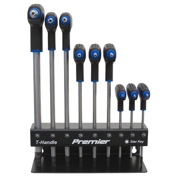 Sealey AK7196 Premier T-Handle TRX-Star* Key Set 9pc