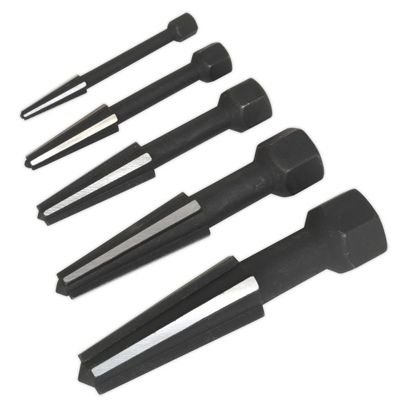 Sealey AK752 Double Edge Screw Extractor Set 5pc