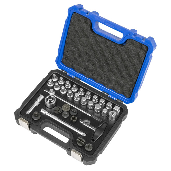 Sealey AK758 Master Oil Drain Plug Removal Kit 33pc