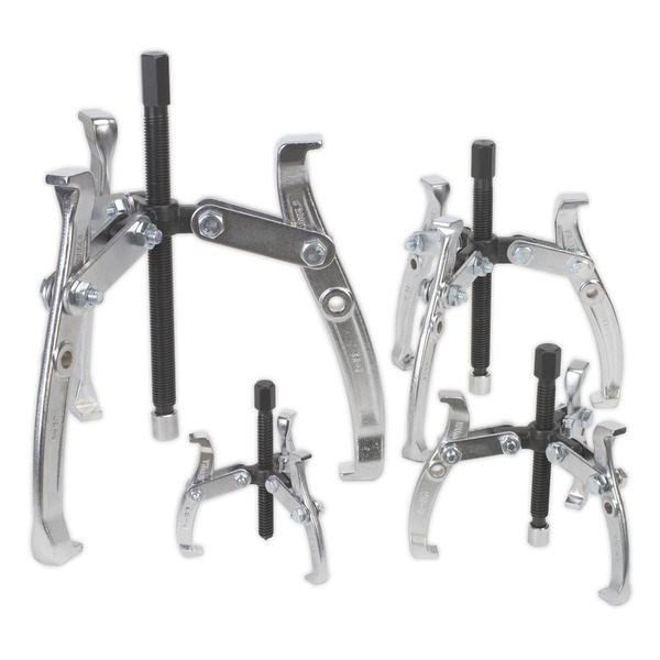 Sealey AK79 Reversible Triple Leg Puller Set 4pc