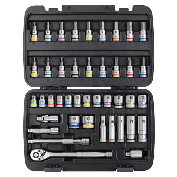 Sealey AK7915 Socket & Socket Bit Set 3/8