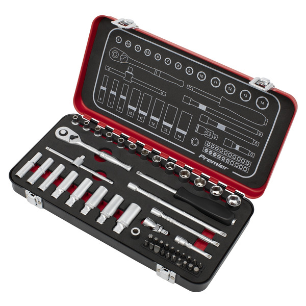 Sealey AK7920 Premier Platinum Socket Set 1/4