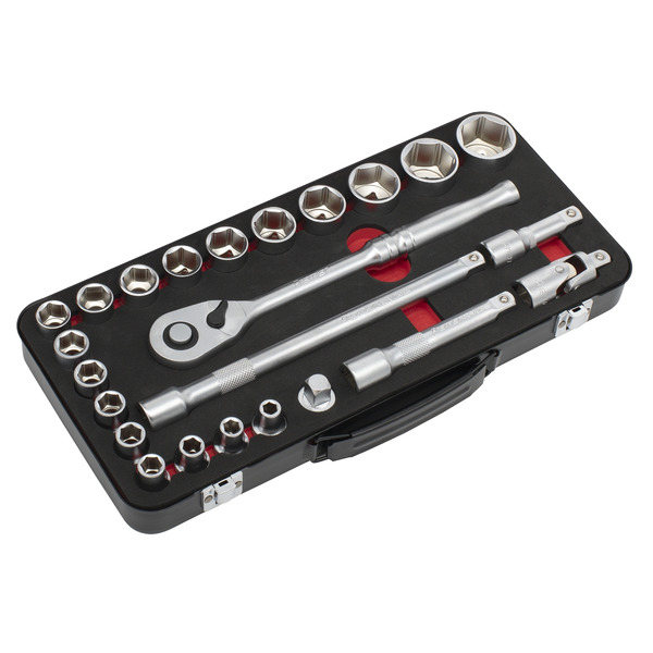Sealey AK7924 Premier Platinum Socket Set 1/2
