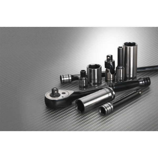 Sealey AK7970 Premier Black Socket Set 1/4