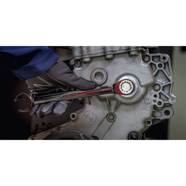 Sealey AK7978 Premier Black Combination Ratchet Spanner Set 7pc