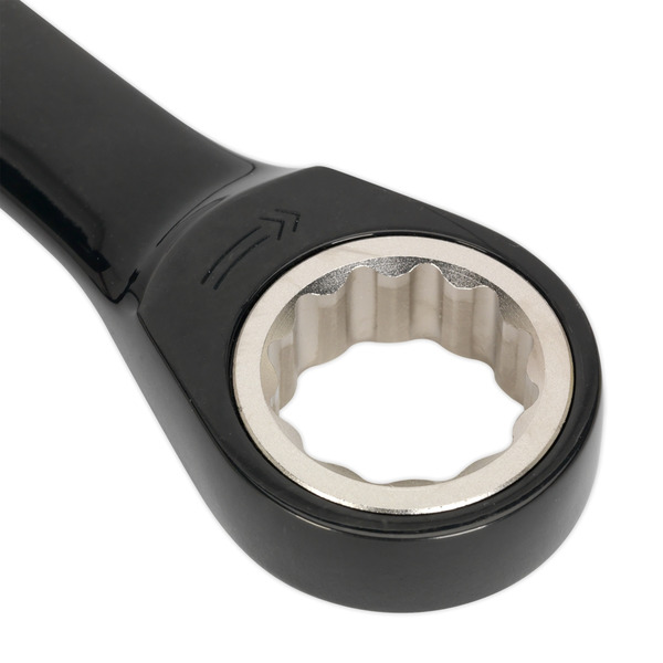 Sealey AK7978 Premier Black Combination Ratchet Spanner Set 7pc