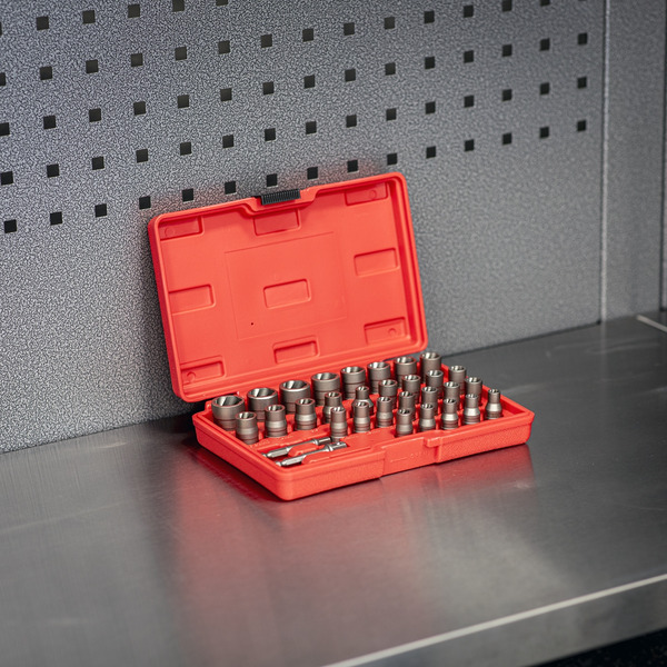 Sealey AK8132 Slim Design Bolt & Nut Extractor Set 32pc