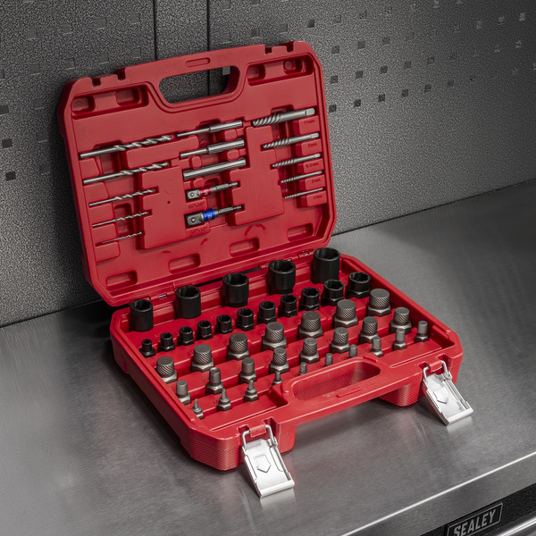 Sealey AK8156 Master Nut, Bolt & Screw Extractor Set 56pc