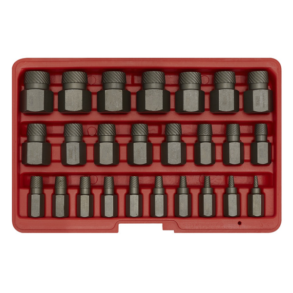 Sealey AK8182 Multi-Spline Screw Extractor Set 25pc