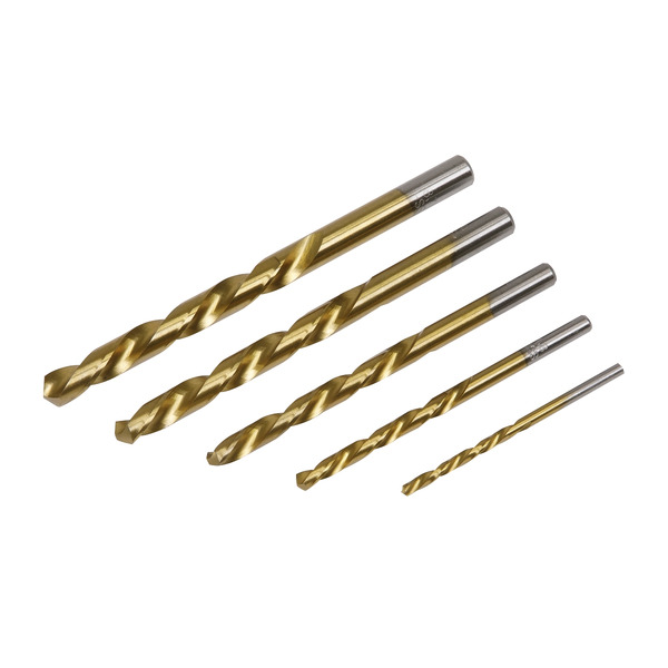 Left-Hand Spiral Drill Bit Set 5pc