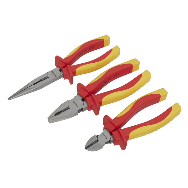Sealey AK83452 Premier Pliers Set 3pc - VDE Approved
