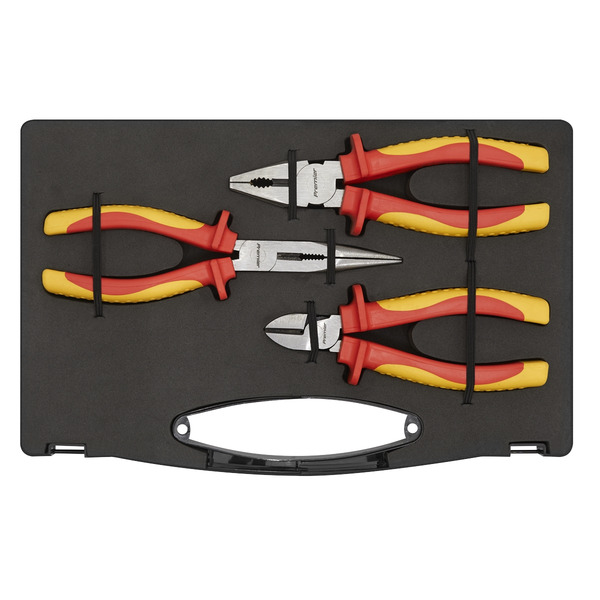 Sealey AK83452 Premier Pliers Set 3pc - VDE Approved