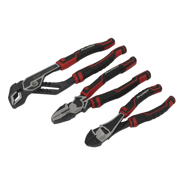 Sealey AK8377 Premier High Leverage Pliers Set 3pc