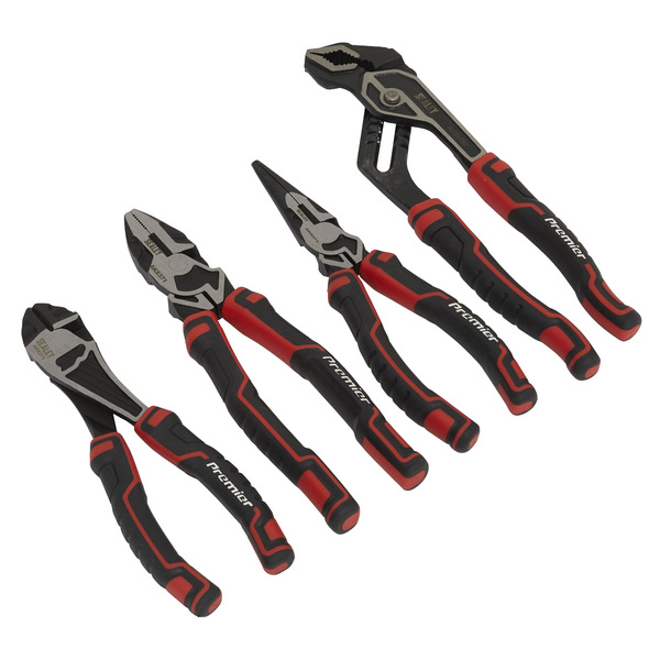 Sealey AK8378 Premier High Leverage Pliers Set 4pc