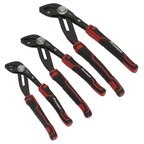Sealey AK8380 Premier Quick Release Water Pump Pliers Set 3pc