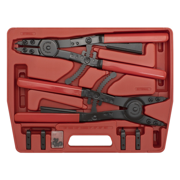 Sealey AK8501 Premier Heavy-Duty Circlip Pliers Set Internal/External 400mm