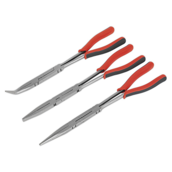 Sealey AK8580 Premier Long Double Joint Pliers Set 335mm 3pc