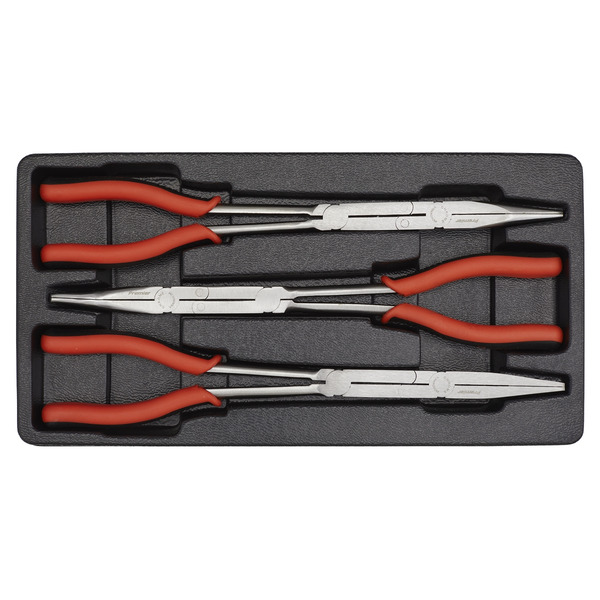 Sealey AK8580 Premier Long Double Joint Pliers Set 335mm 3pc