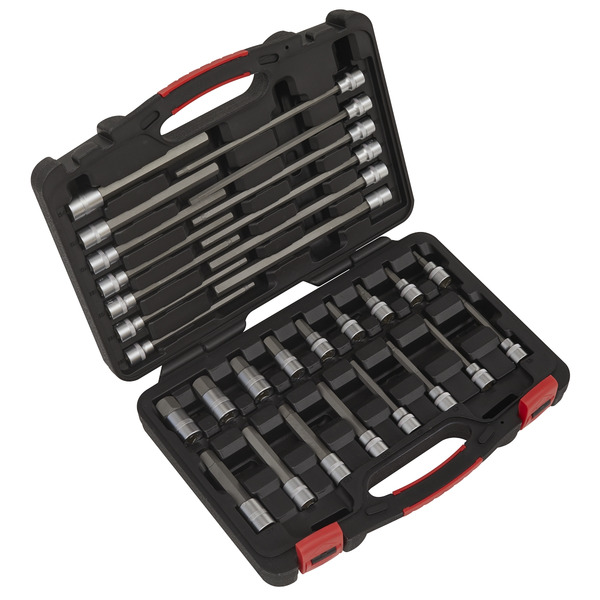 Sealey AK89000 Premier Platinum Hex Socket Bit Set 3/8