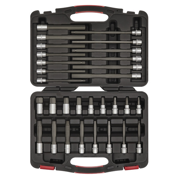 Sealey AK89000 Premier Platinum Hex Socket Bit Set 3/8
