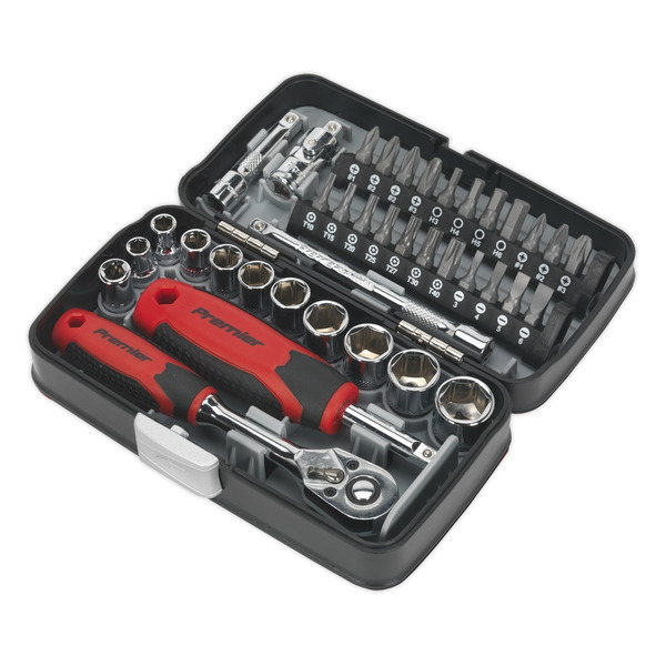 Sealey AK8945 Premier Socket & Bit Set 1/4