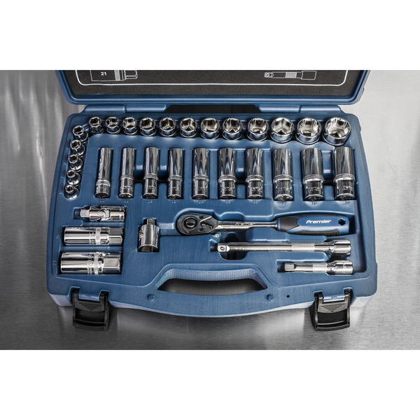 Sealey AK8991 Premier Socket Set 3/8