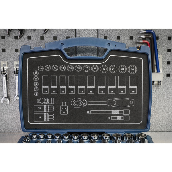 Sealey AK8991 Premier Socket Set 3/8