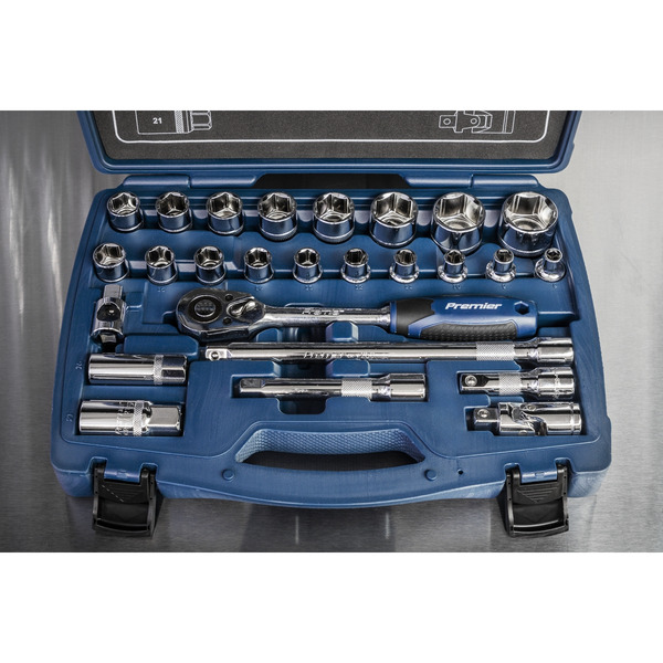 Sealey AK8992 Premier Socket Set 1/2