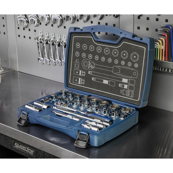 Sealey AK8992 Premier Socket Set 1/2