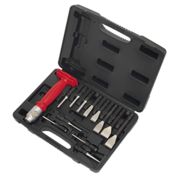 Sealey AK9215 Premier Interchangeable Punch & Chisel Set 13pc