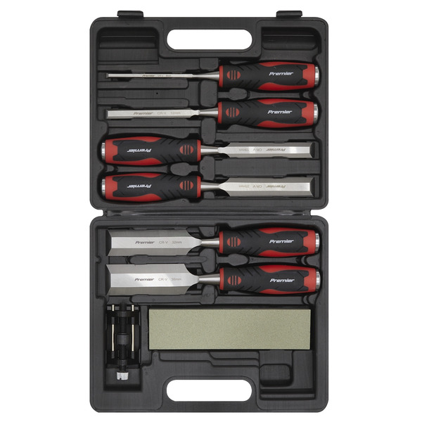 Sealey AK9240 Premier Hammer-Thru Wood Chisel Set 8pc