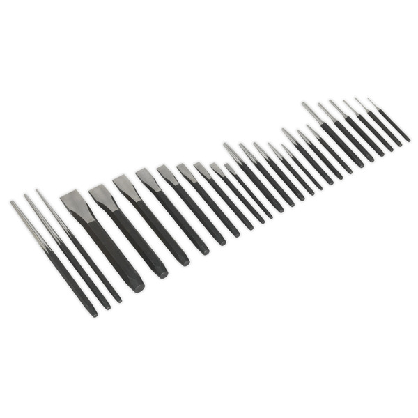 Sealey AK9298 Premier Punch & Chisel Set 26pc